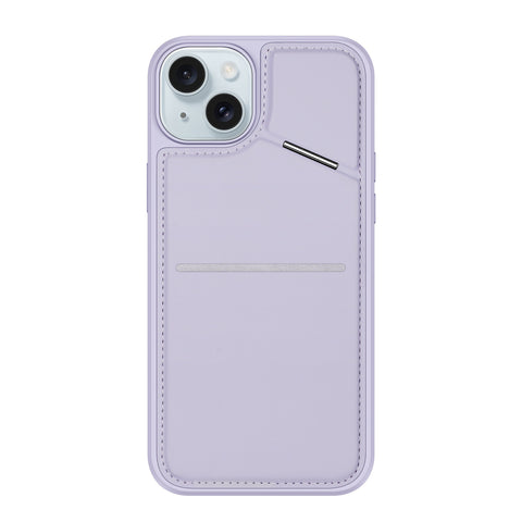 iPhone 15 Case - Magnetic Case with Stand - Purple