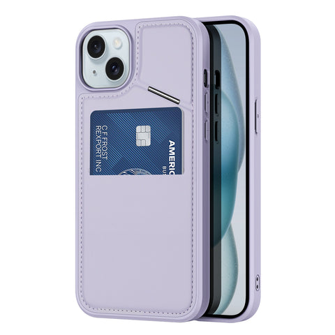 iPhone 15 Case - Magnetic Case with Stand - Purple