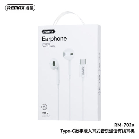 Type-C Wired Earphones with Mic – Plug & Play Sound