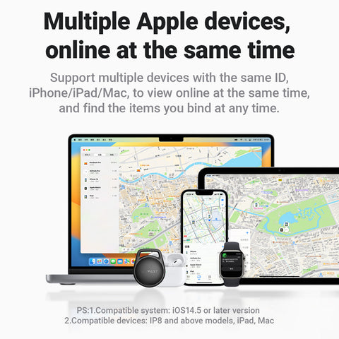 Button-Style Bluetooth Tracker, Siri Compatible -ACEFAST