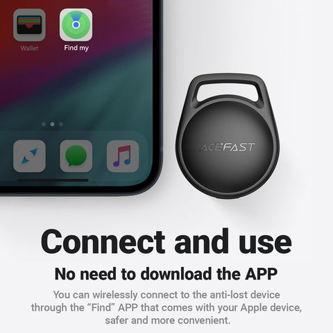 Button-Style Bluetooth Tracker, Siri Compatible -ACEFAST