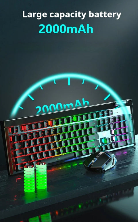 AULA T610 Wireless 2.4G Gaming Keyboard & Mouse Combo Black