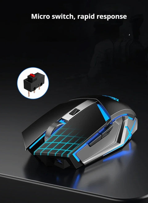 AULA T610 Wireless 2.4G Gaming Keyboard & Mouse Combo Black