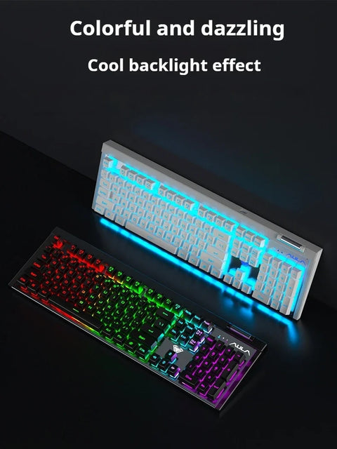 AULA T610 Wireless 2.4G Gaming Keyboard & Mouse Combo Black