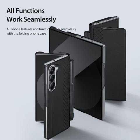 Samsung Fold7 Case with Stylus Holder, Kickstand & Card Pocket