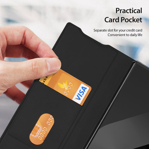 Samsung Fold7 Case with Stylus Holder, Kickstand & Card Pocket