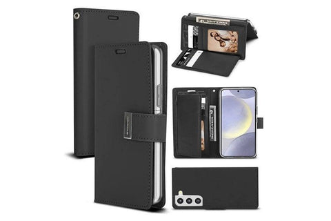 Samsung Galaxy S20 FE Leather Wallet Case with Magnetic Closure