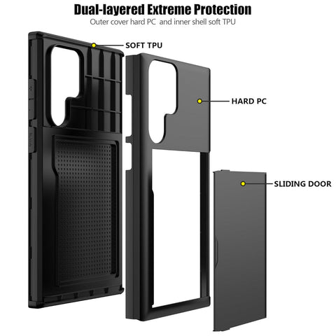 Samsung Galaxy S24 Ultra Case with Card Holder