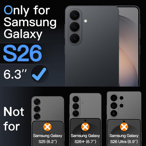 Samsung Galaxy S26 Camera Lens Protector - Individual Ring