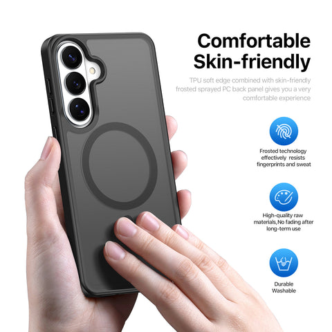 Samsung Galaxy S26 Magnetic Matte Case - Black