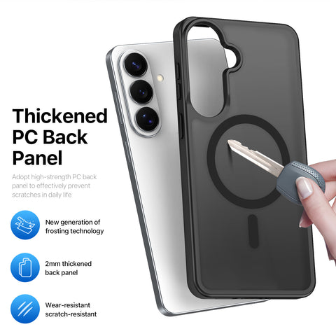 Samsung Galaxy S26 Magnetic Matte Case - Black