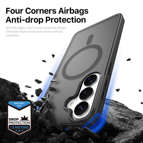 Samsung Galaxy S26 Magnetic Matte Case - Black