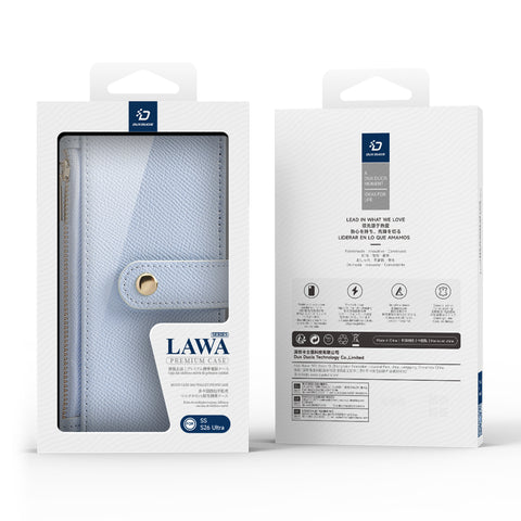 Samsung Galaxy S26 Ultra 2-in-1 Detachable Leather Wallet Case - Light Blue