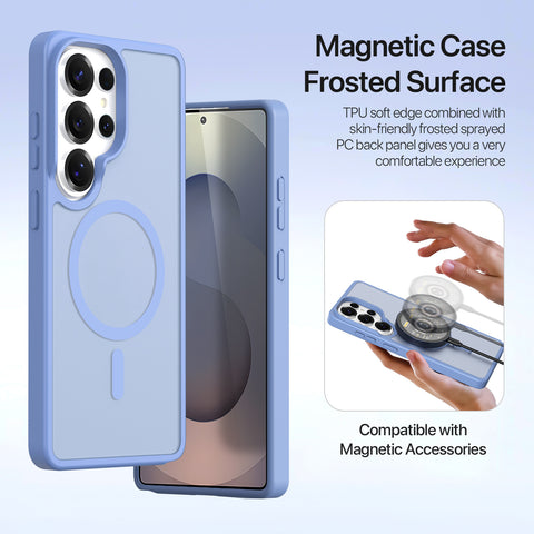 Samsung Galaxy S26 Ultra 2-in-1 Detachable Leather Wallet Case - Light Blue