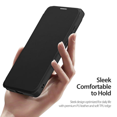 Samsung Galaxy S26 Ultra Folio Case with Card Holder - Black