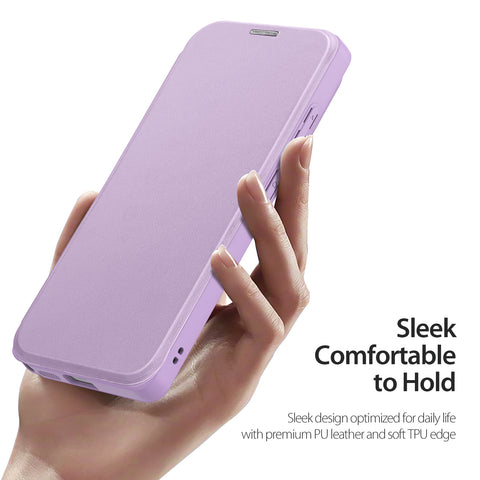 Samsung Galaxy S26 Ultra Folio Case with Card Holder - Purple