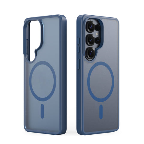 Samsung Galaxy S26 Ultra Magnetic Matte Case - Dark Blue