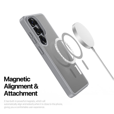 Samsung Galaxy S26 Ultra Magnetic Matte Case - Grey