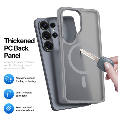Samsung Galaxy S26 Ultra Magnetic Matte Case - Grey