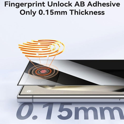 Samsung Galaxy S26 Ultra Privacy Screen Protector - Full Coverage - Anti-Spy Tempered Glass