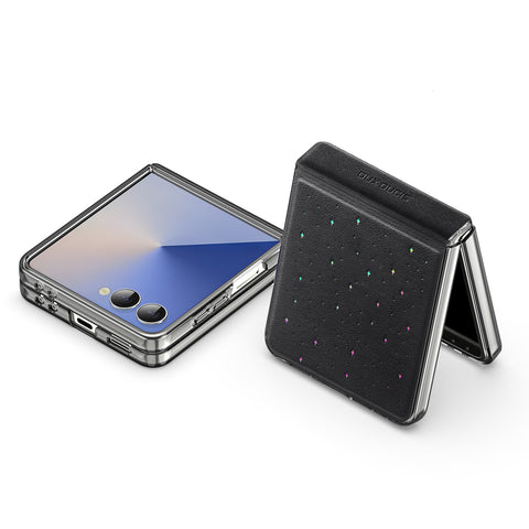 Samsung Galaxy Z Flip7  PU Leather Stylish Protective Case