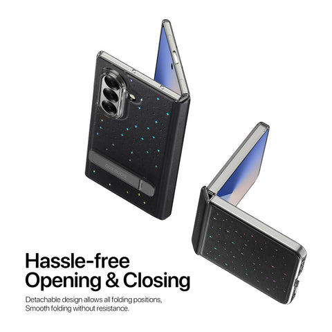 Samsung Galaxy Z Flip7  PU Leather Stylish Protective Case