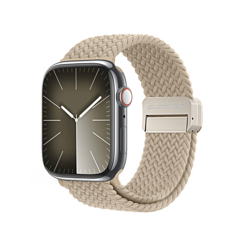 Stretchable Nylon Apple Watch Band - Beige