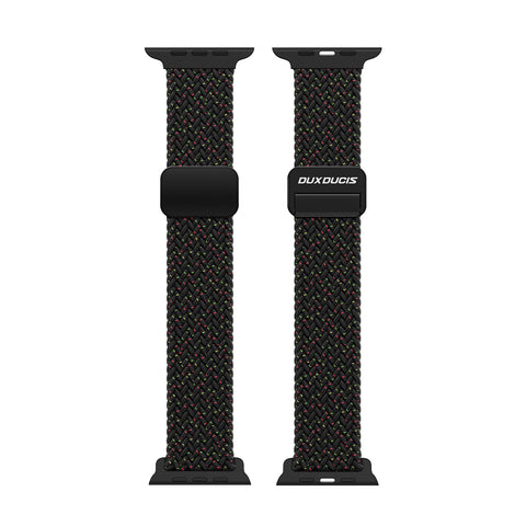 Stretchable Nylon Apple Watch Band - Black Unity