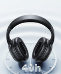 Lightweight headphones with foldable design.