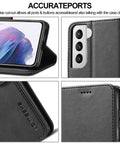 Multifunctional folio wallet case for Samsung Galaxy S21