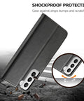 Protective folio wallet cover for Samsung Galaxy S21