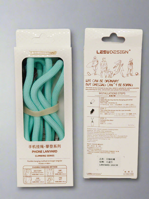 Green Universal Adjustable Phone Strap – 160cm Durable & Hands-Free