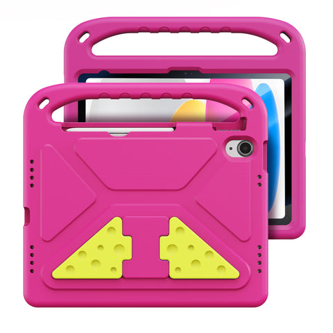 iPad 10 2022 / iPad 11 2025 Kids Drop-Proof EVA Case with Handle & Dual-Angle Stand