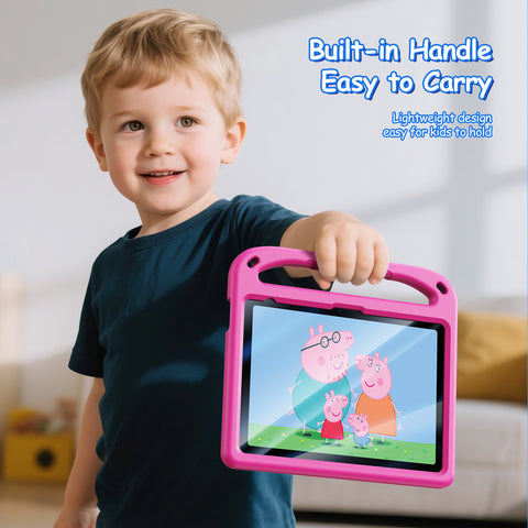 iPad 10 2022 / iPad 11 2025 Kids Drop-Proof EVA Case with Handle & Dual-Angle Stand