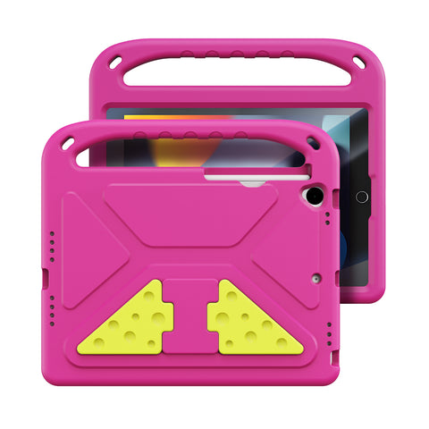 iPad 7/8/9 10.2 Kids Protective EVA Case with Handle, Kickstand & Stylus Holder
