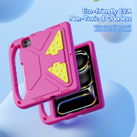 iPad Pro 11 2018-2022 Kids Protective EVA Case with Carry Handle & Dual-Angle Stand