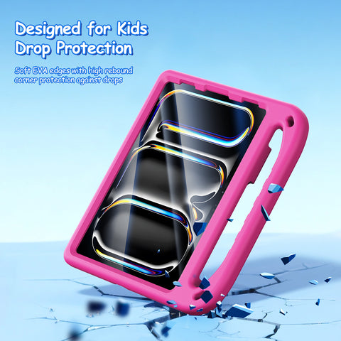 iPad Pro 11 2018-2022 Kids Protective EVA Case with Carry Handle & Dual-Angle Stand