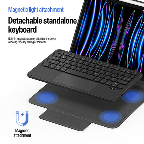 iPad Pro 11 (2020/2021/2022) Detachable Keyboard Case with Trackpad