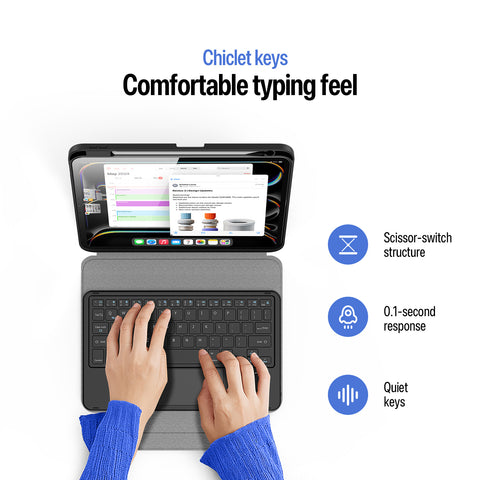 iPad Pro 11 (2024/2025) Magnetic Keyboard Folio with Trackpad