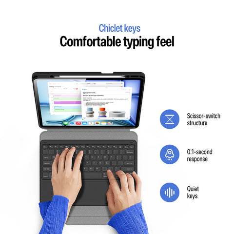 iPad Pro 12.9 (2018-2022) Keyboard Folio Case with Trackpad
