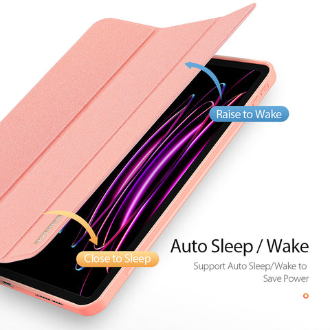 iPad Pro 11 Case – Pink Protective Case with Smart Features and Pencil Storage