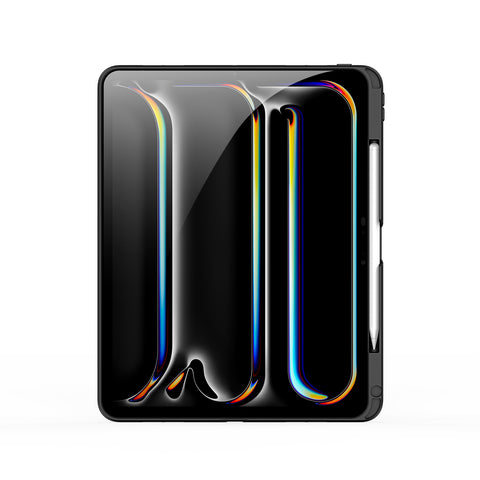 iPad Pro 13 2024/2025 Protective Case with Built-in Adjustable Kickstand – Black