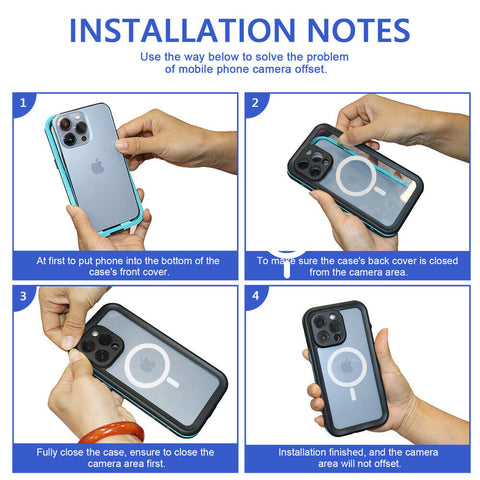 iPhone 13 Waterproof Case – Redpepper IP68 Waterproof Rugged Case