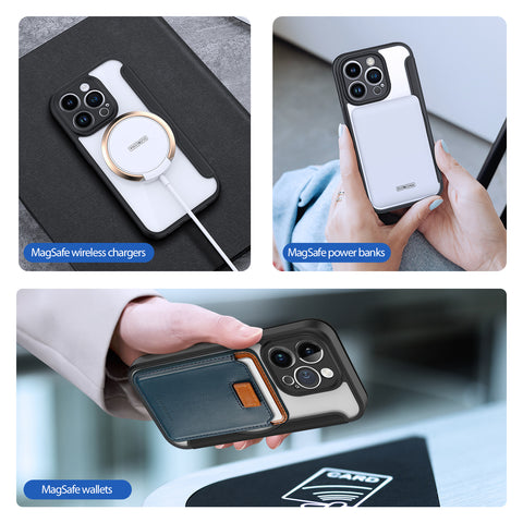 iPhone 14 Pro Wallet Case with Card Slots Folio Cover - Black