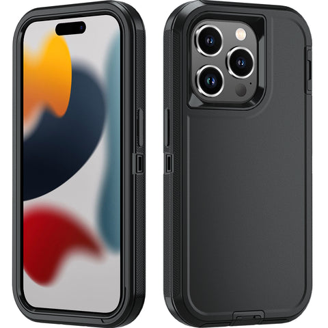 iPhone 15 Pro Max case with reinforced triple-layer protection