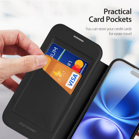 iPhone 16 Magnetic Card Carry Case – Slim Profile