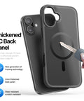 Durable iPhone 16 Plus case with 2mm thick back panel