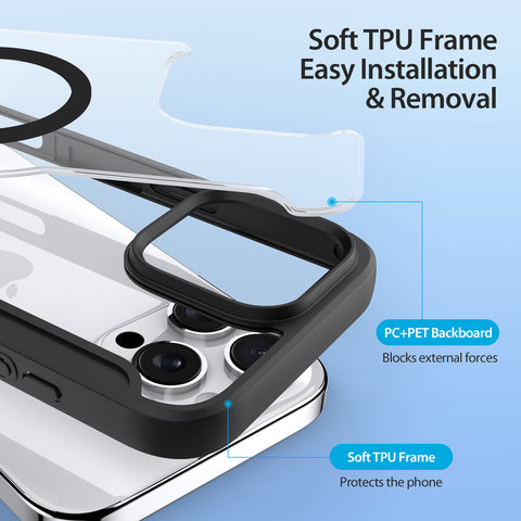 iPhone 16 Pro MagSafe Card Holder Case – Wireless Charging Supported