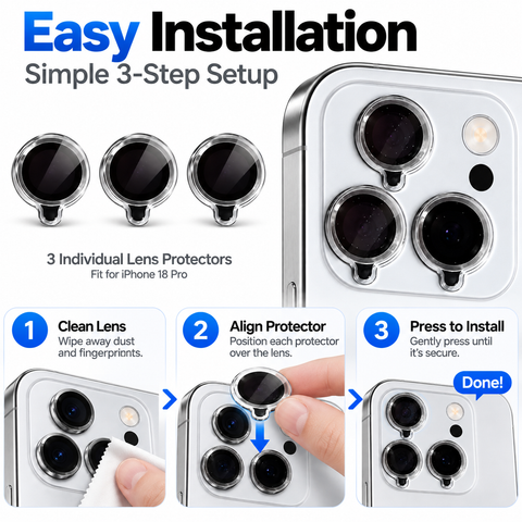 iPhone 18 Pro Camera Lens Protector