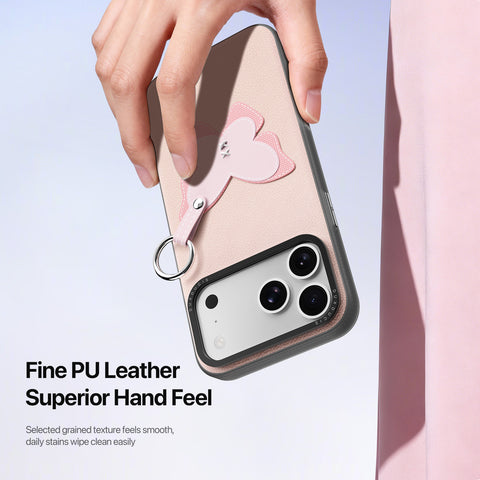 iPhone 17 Pro Max / 18 Pro Max Butterfly Case with Ring Holder & Wrist Strap